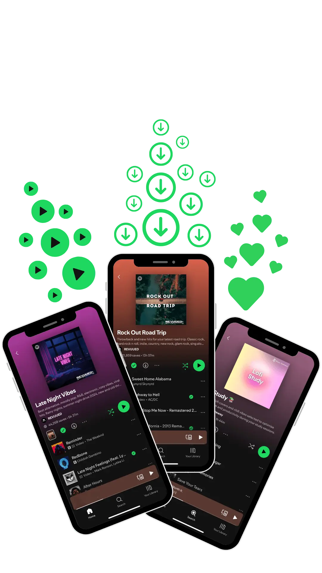 Spotify icons